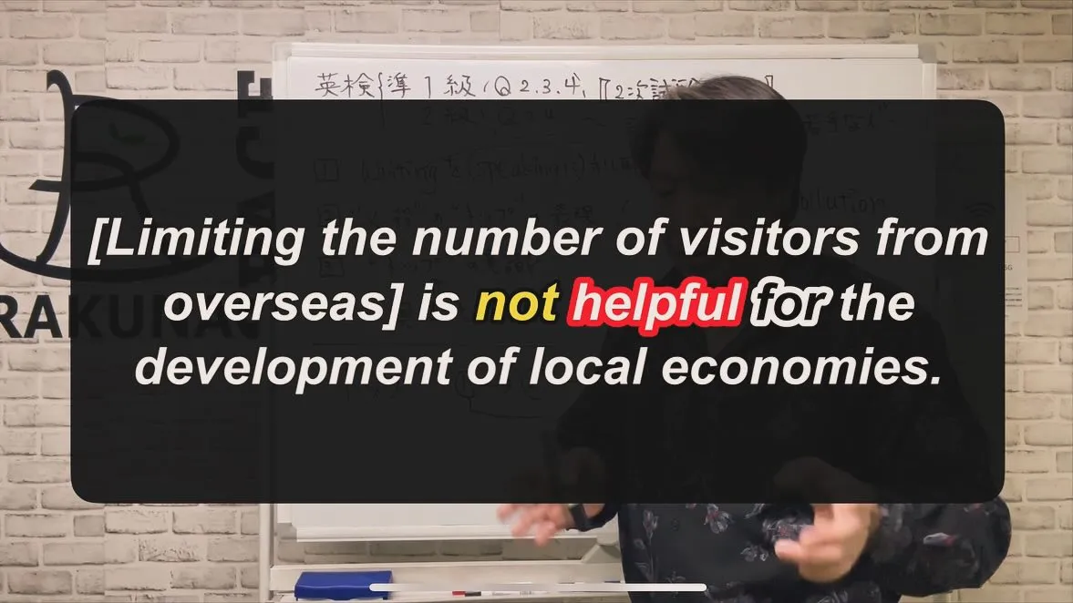 【英語で自分の意見を言う・主張する】のが